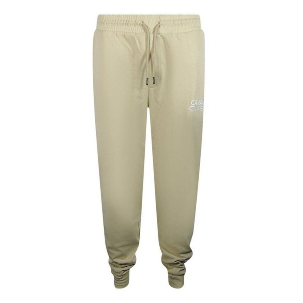 Cavalli Class Mens Bold Logo Sweatpants / Beige